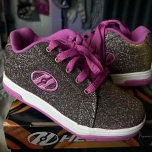 Heelys Kids Sparkle Sneakers - Pink and Silver